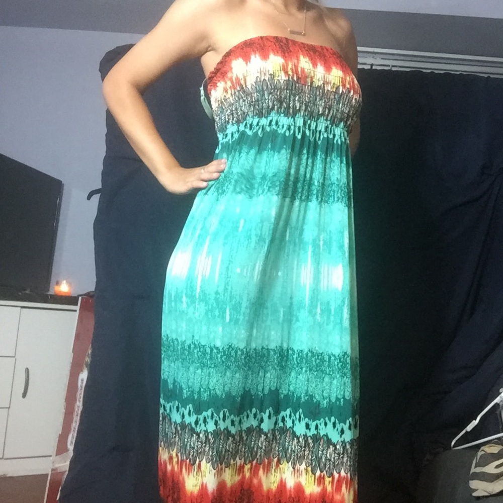 Little mermaid inspired maxi sundress